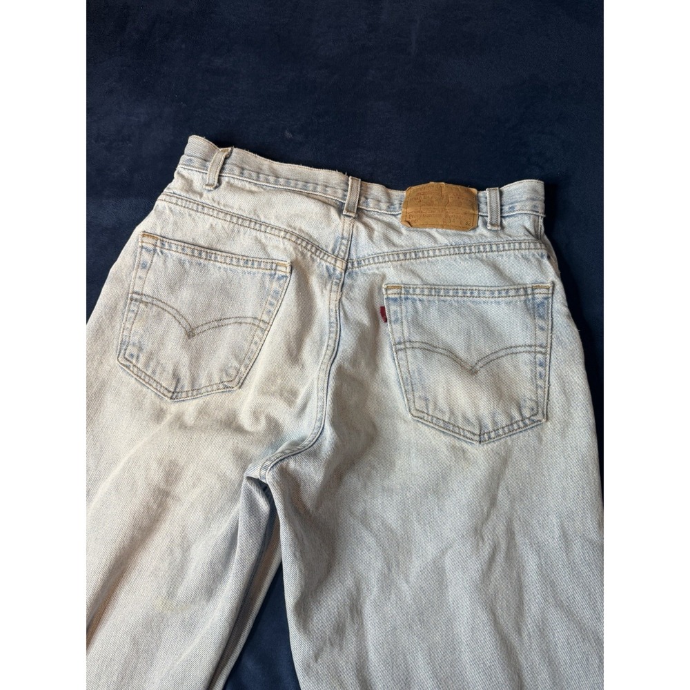VTG Levi's 560 Comfort Fit Denim Blue Jeans 34x32 Actual 32x31 Loose Tapered USA